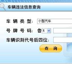 机动车查询信息（机动车车辆查询）