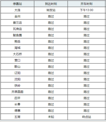 郑州到大连客车时刻表（郑州到大连的汽车站时刻表）