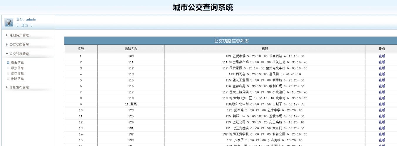 客车数据库（客运数据查询）