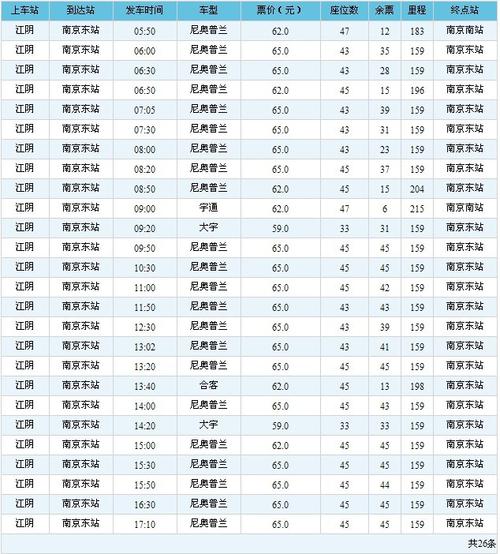 江阴到德州客车（江阴到德州大巴时刻表）